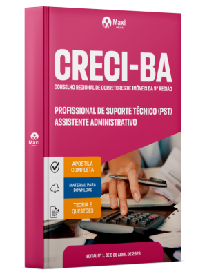 Apostila CRECI-BA 2026 - Profissional de Suporte Técnico (PST) - Assistente Administrativo
