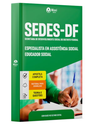 Apostila SEDES-DF 2026 - Especialista em Assistência Social - Educador Social