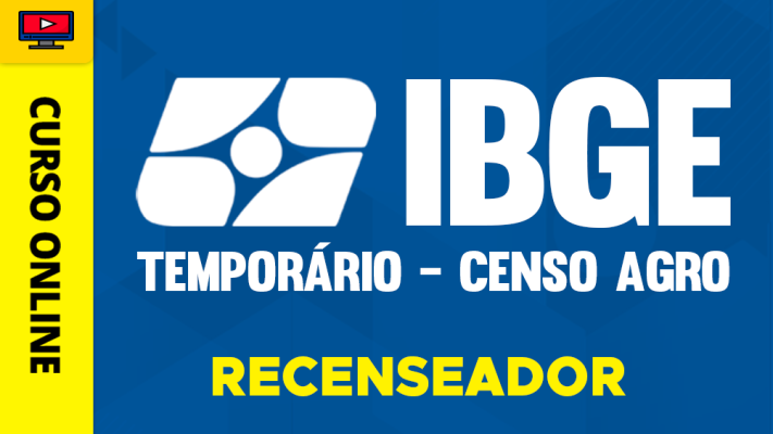 Curso IBGE - Temporário 2026 - Censo Agro - Recenseador