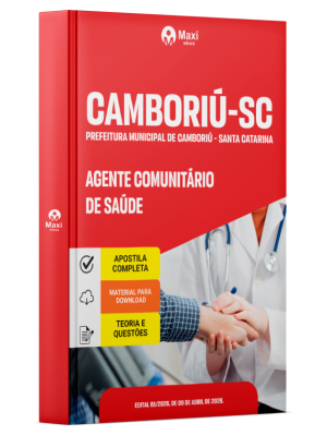Apostila Prefeitura de Camboriú - SC 2026 - Agente Comunitário de Saúde