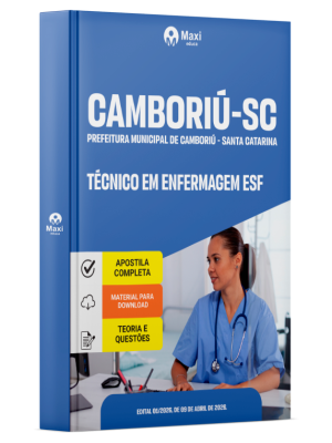 Apostila Prefeitura de Camboriú - SC 2026 - Técnico em Enfermagem ESF