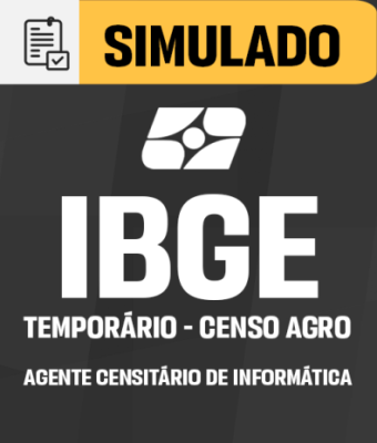 Simulado - IBGE - Temporário 2026 - Censo Agro - Agente Censitário de Informática