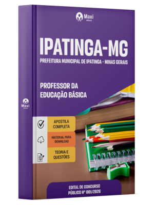 Apostila Prefeitura de Ipatinga - MG 2026 - Professor da Educação Básica