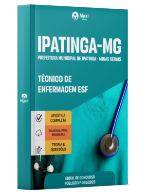 Apostila Prefeitura de Ipatinga - MG 2026 - Técnico de Enfermagem ESF