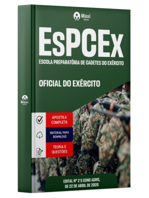 Apostila EsPCEx 2026 - Oficial do Exército