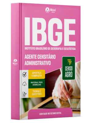 Apostila IBGE Temporário 2026 - Agente Censitário Administrativo