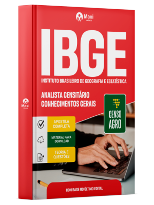 Apostila IBGE Temporário 2026 - Analista Censitário - Conhecimentos Gerais