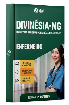 Apostila Prefeitura de Divinésia - MG - 2025 - Cuidador E Monitor De Creche