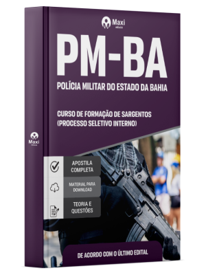 Apostila PM-BA 2026 - Curso de Formação de Sargentos (Processo Seletivo Interno)