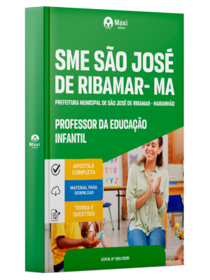 Apostila Prefeitura de São José de Ribamar-MA 2026 em PDF - Professor da Educação Infantil