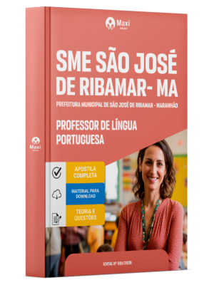 Apostila Prefeitura de São José de Ribamar-MA 2026 em PDF - Professor Ensino Fundamental Anos Finais - Língua Portuguesa