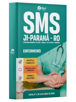 Apostila Prefeitura de Ji-Paraná em PDF - RO 2026 - Enfermeiro