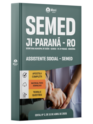 Apostila Prefeitura de Ji-Paraná - RO 2026 - Assistente Social - SEMED