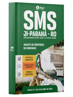 Apostila Prefeitura de Ji-Paraná - RO 2026 - Agente de Controle de Endemias
