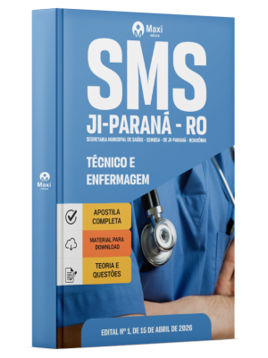 Apostila Prefeitura de Ji-Paraná em PDF - RO 2026 - Técnico em Enfermagem