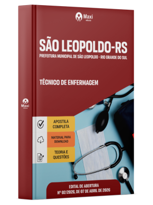 Apostila Prefeitura de São Leopoldo - RS 2026 - Técnico de Enfermagem