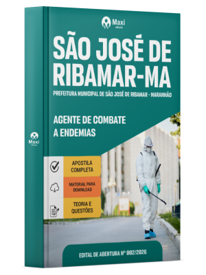 Apostila Prefeitura de São José de Ribamar-MA 2026 - Agente de Combate a Endemias