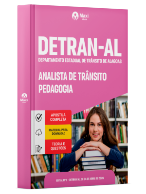 Apostila DETRAN-AL 2026 em PDF - Analista de Trânsito - Pedagogia