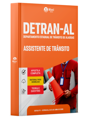 Apostila DETRAN-AL 2026 - Assistente de Trânsito - Qualquer Área de Formação
