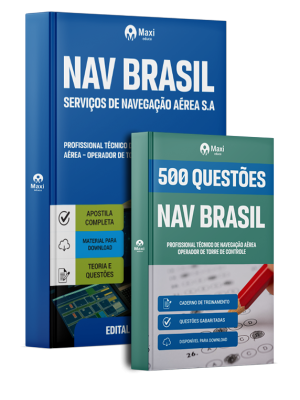 Combo NAV Brasil 2026 - Profissional Técnico de Navegação Aérea - Operador de Torre de Controle