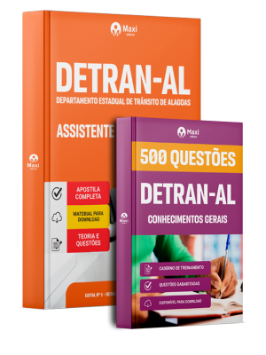 Combo DETRAN-AL 2026 - Assistente de Trânsito - Qualquer Área de Formação