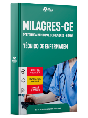 Apostila Prefeitura de Milagres-CE 2026 - Técnico de Enfermagem