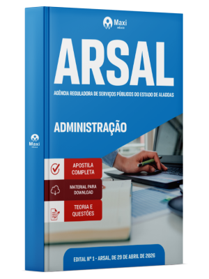 Apostila ARSAL 2026 - Analista de Regulação - Administração