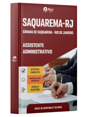 Apostila Câmara de Saquarema-RJ 2026 - Assistente Administrativo