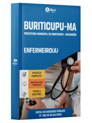 Apostila Prefeitura de Buriticupu-MA 2026 - Enfermeiro(a)