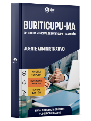 Apostila Prefeitura de Buriticupu-MA 2026 - Agente Administrativo