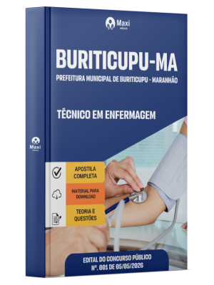 Apostila Prefeitura de Buriticupu-MA 2026 - Técnico em Enfermagem