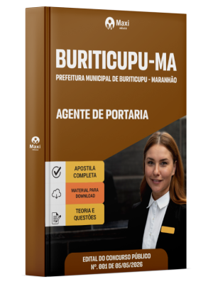 Apostila Prefeitura de Buriticupu-MA 2026 - Agente de Portaria