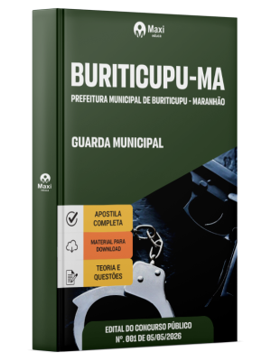 Apostila Prefeitura de Buriticupu-MA 2026 - Guarda Municipal