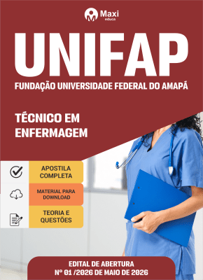 Apostila UNIFAP 2026 em PDF - Técnico em Enfermagem