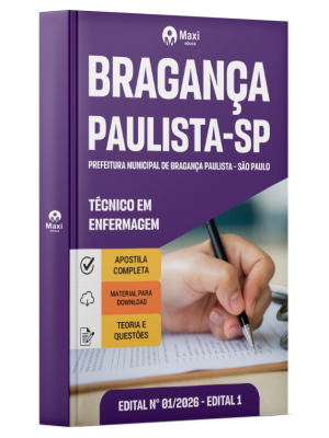 Apostila Prefeitura de Bragança Paulista - SP 2026 - Técnico em Enfermagem