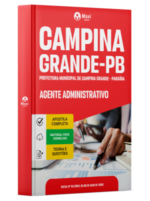 Apostila Prefeitura de Campina Grande - PB 2026 - Agente Administrativo