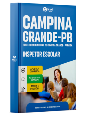 Apostila Prefeitura de Campina Grande - PB 2026 - Inspetor Escolar