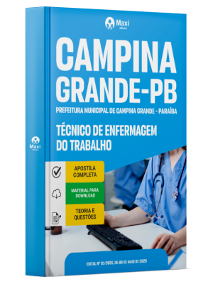 Apostila Prefeitura de Campina Grande - PB 2026 - Técnico de Enfermagem do Trabalho