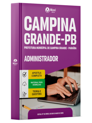 Apostila Prefeitura de Campina Grande - PB 2026 - Administrador
