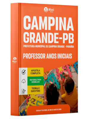 Apostila Prefeitura de Campina Grande - PB 2026 - Professor Anos Iniciais