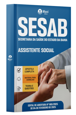Apostila SESAB-BA 2025 - Assistente Social