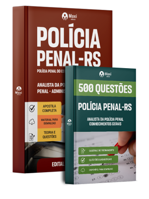 Combo Polícia Penal-RS 2026 - Analista da Polícia Penal - Administração
