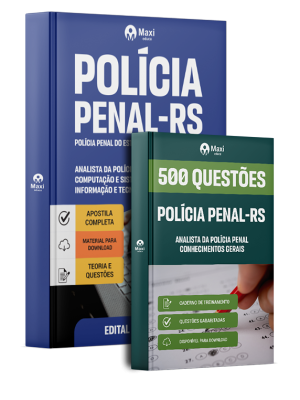 Combo Polícia Penal-RS 2026 - Analista da Polícia Penal - Ciência da Computação e Sistemas de Informação e Tecnologia