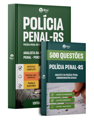Combo Polícia Penal-RS 2026 - Analista da Polícia Penal - Psicologia