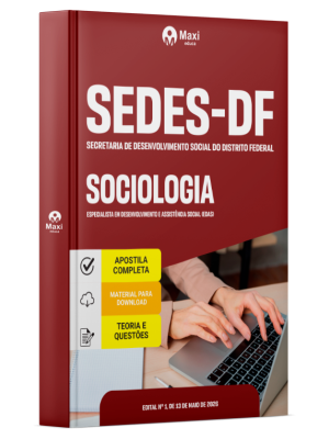 Apostila SEDES-DF 2026 - Especialista em Desenvolvimento e Assistência Social (EDAS) - Sociologia