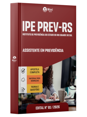 Apostila IPE Prev RS 2026 - Assistente em Previdência