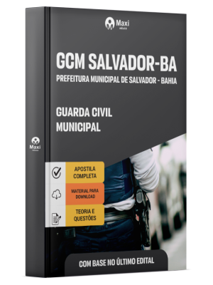 Apostila Prefeitura de Salvador-BA 2026 - Guarda Civil Municipal
