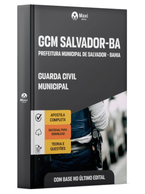 Apostila Prefeitura de Salvador-BA 2026 em PDF - Guarda Civil Municipal