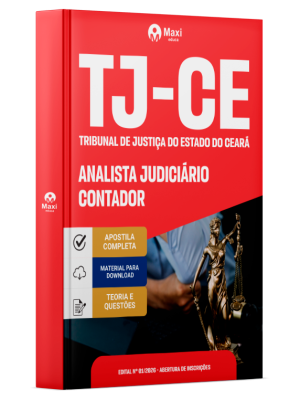 Apostila TJ-CE  2026 - Analista Judiciário - Área Administrativa - Especialidade Contabilidade