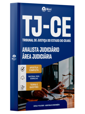 Apostila TJ-CE  2026 - Analista Judiciário – Área Judiciária